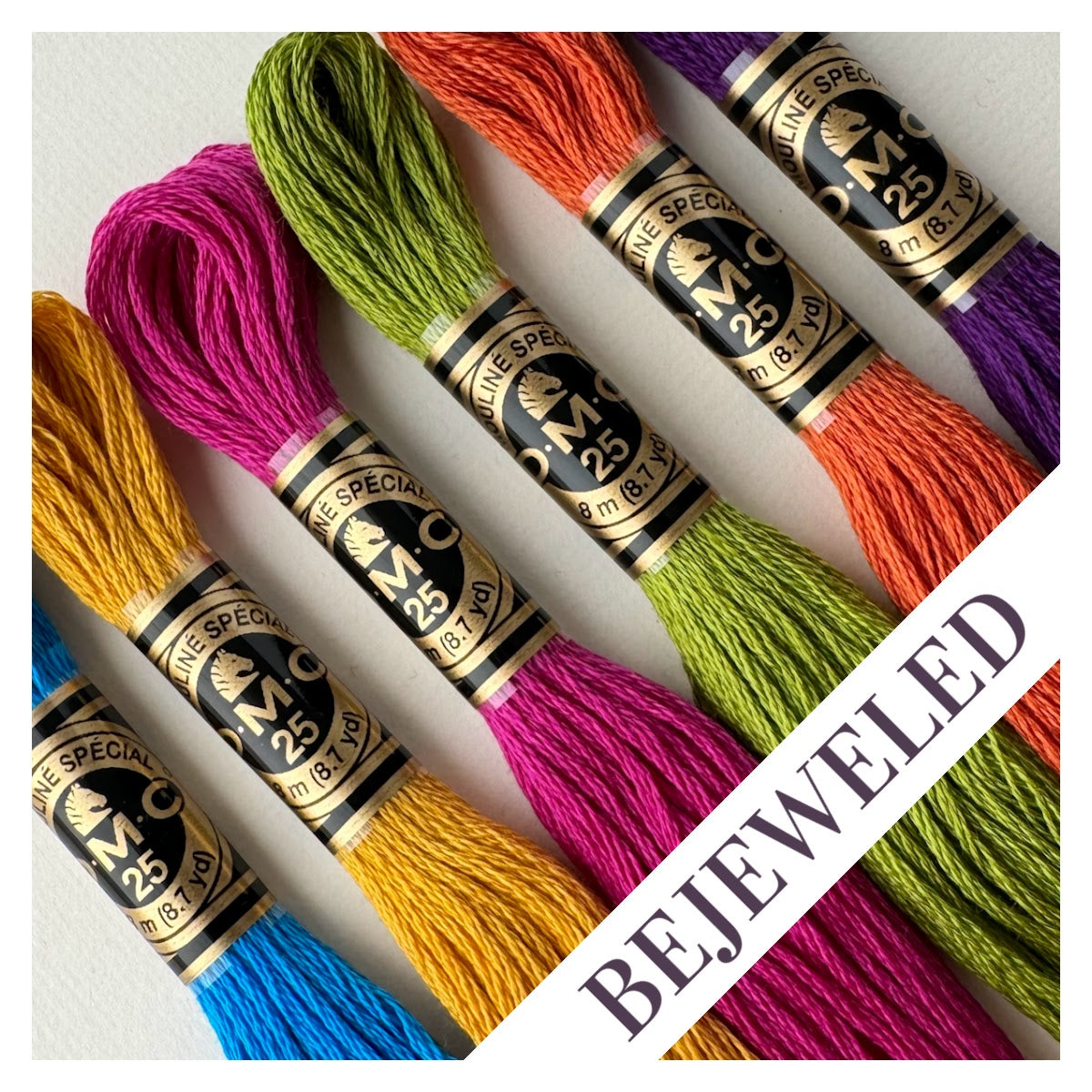 Bejeweled Embroidery Floss Palette ⎮ DMC Embroidery Thread